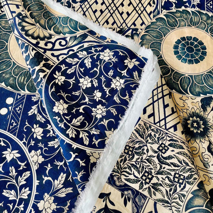 1960s Floral Cotton Fabric, 59" Wide - Sewing, Quilting, Costume