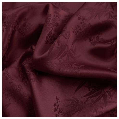 Bamboo Leaf Jacquard Fabric ��� Silk-Feel Ray" Wide