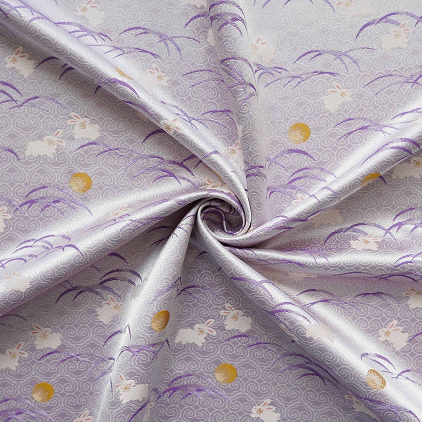 Luxury Jacquard Brocade lilac Fabric for Vest Sewing & Costumes, 59"Wide