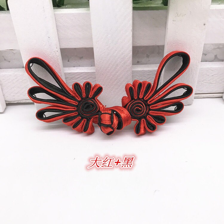 Handmade 9colors fabric Sewing Fastener Chinese Closure Knot Cheongsam Frog Buttons
