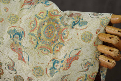 Song Brocade Fabric: Baoxiang Gold Thread Jacquard - Emperor Robe Style