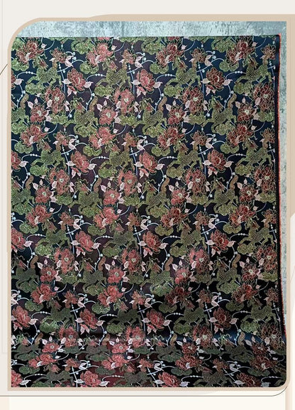 Kirin Peony Brocade Fabric | Chinese Style Jacquard, 56"W