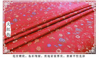 Tissu brocart chinois à motifs floraux : Qipao Cheongsam en nylon de 150 cm de large