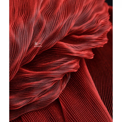 Pleated Hard Mesh Organza Fabric, 55" Wide, Stiff Texture