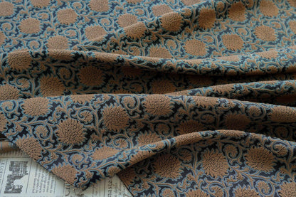 Tissu brocart jacquard gaufré : Tissu pour qipao cheongsam - 140 cm de large