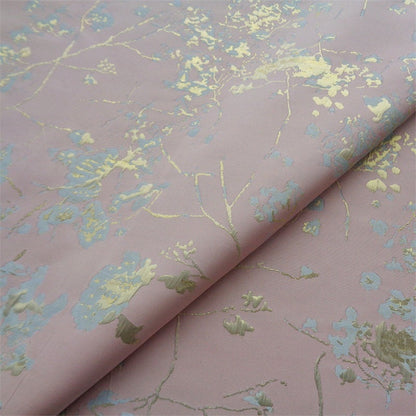 Gold Thread Floral Jacquard Fabric: 55" Wide Designer Upholstery