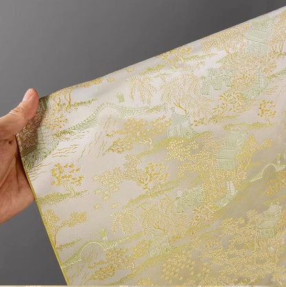 Brocart de soie chinois ancien : 150 cm de large, pour l’ameublement et la couture, vendu au mètre