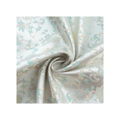 Floral Silk Brocade Fabric: 55"W Chinese Mongolian Pattern