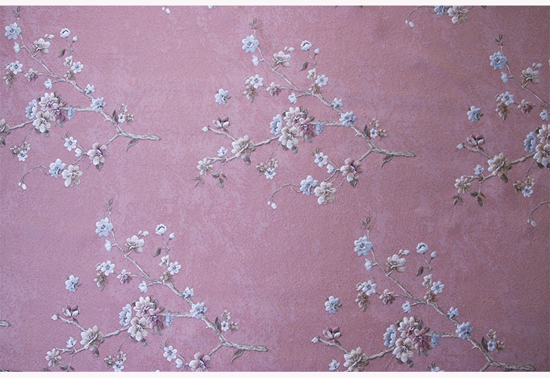 Tissu jacquard à motif floral : 145 cm de large, pour l’ameublement et la confection de costumes