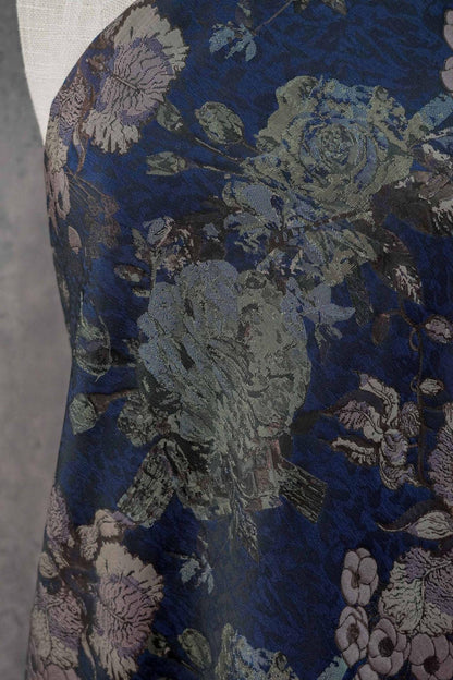 Tissu matelassé jacquard floral 3D européen ��� Ameublement, canapé, sac, meubles, couture DIY, décoration intérieure"Large