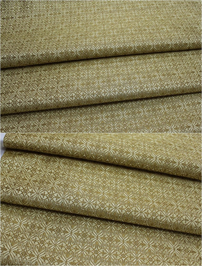 Floral Brocade Fabric: Chinese Style Silk Rayon Blend (29.5" Wide)