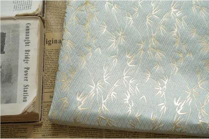 Bamboo Diamond Jacquard Fabric: 60"W Rayon Blend Drapery