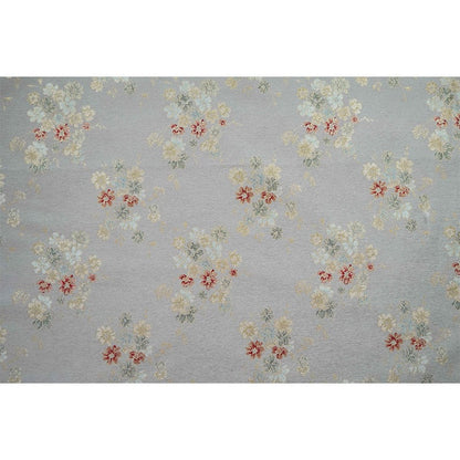 Tissu jacquard à motif floral : style cour française rétro, 150 cm de large