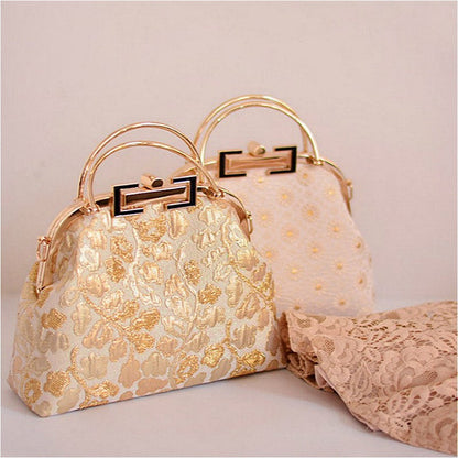 Gold Embossed Jacquard Fabric: 3D Designer Sewing Material, 55" Wide