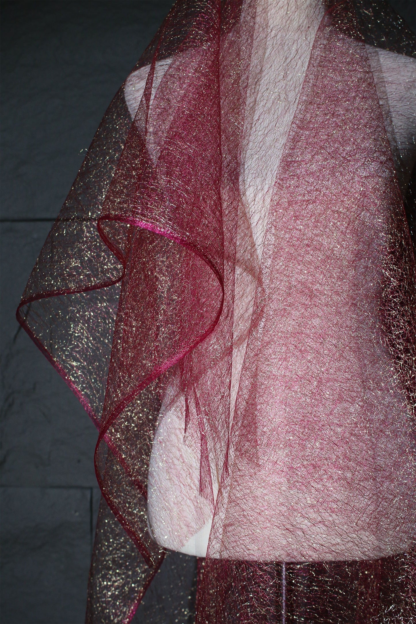 Tissu en maille pailletée, costume irisé, cosplay, vêtements de danse, 160 cm de large