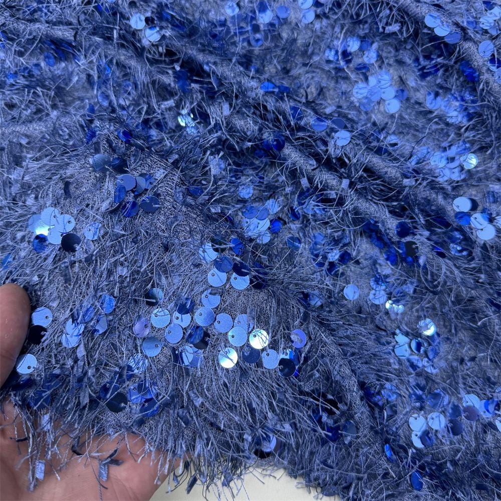 Fragrant Velvet Sequin Fabric | 51" Wide, Polyester