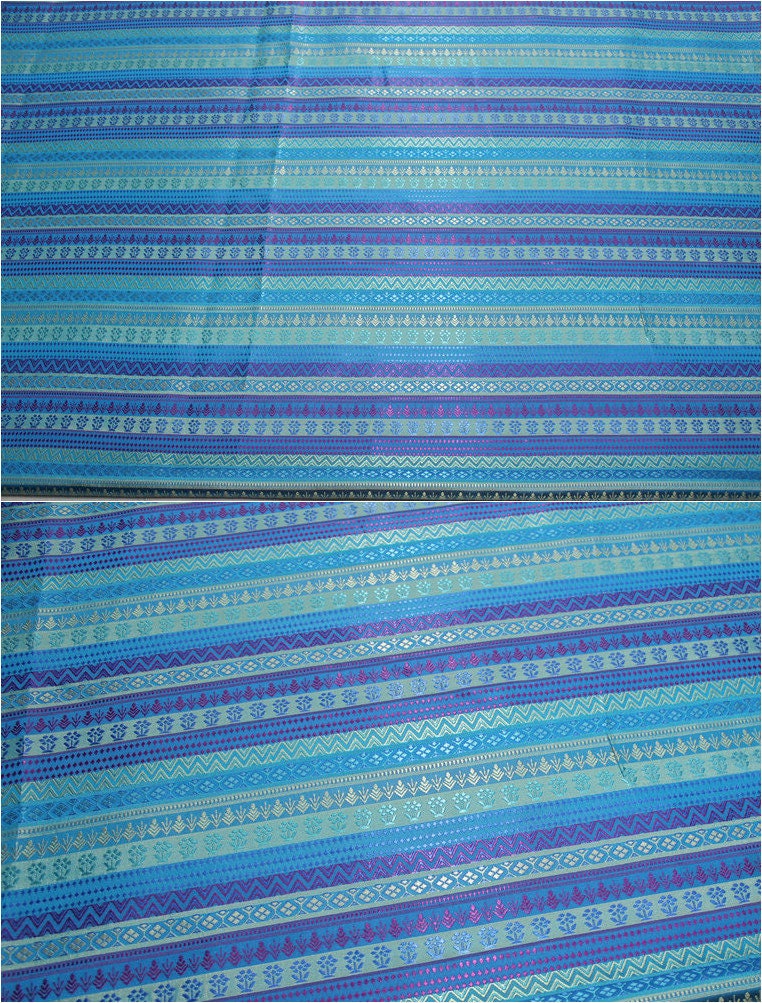Burgundy Pink Brocade Fabric: Indian Style, 45" Wide, Silk Rayon Blend