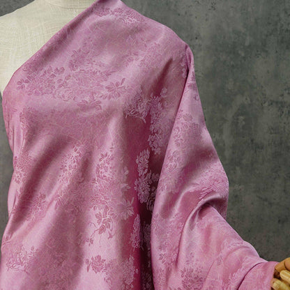 Floral Rayon Fabric: Ancient Painting Print, Costume & Decor - 55"W