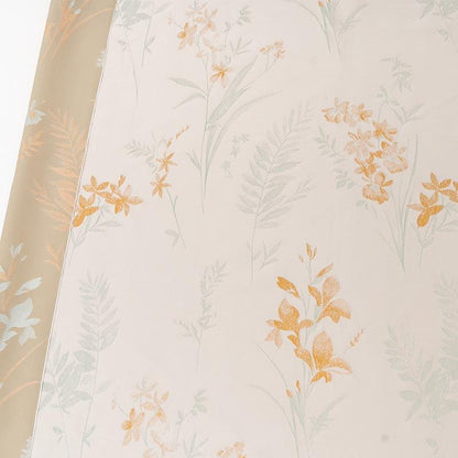 Nishijin Woven Magnolia Brocade: Gold Thread Jacquard Silk Fabric - Poppylollipop