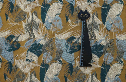Autumn Leaves Jacquard Fabric: Oil Painting Style, Upholstery & Sewing, 61" Wide