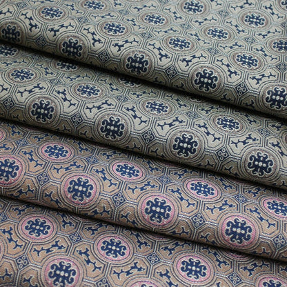 Song Brocade Fabric: 55"W Silk Rayon Blend, Chinese Element
