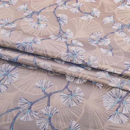 Phlox Flower Brocade Fabric: 59"W Chinese Upholstery Sewing Material