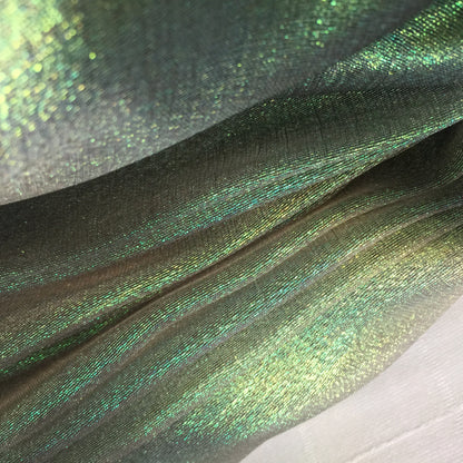 Glitter Starry Gauze Fabric: Colorful Indian Yarn, 59"W, DIY Wedding Decor