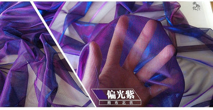 Two-Tone Laser Stretch Mesh Fabric, 59"W, Costume, DIY