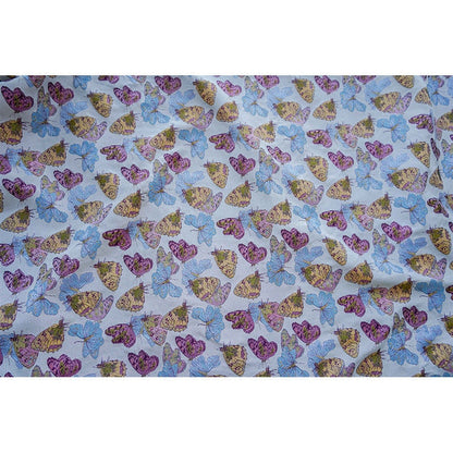 Butterfly Jacquard Woven Fabric: Embossed Upholstery, Costume, Quilting (65"W)