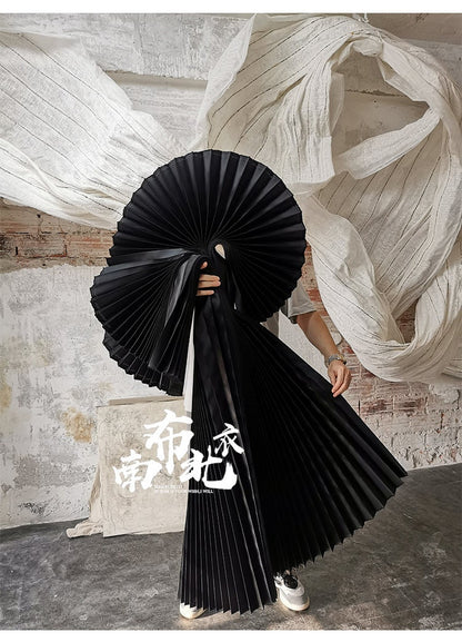 Pleated Organza Fabric: 3D Hand-Shaped Texture, 59"W - Wedding & Gowns