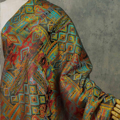 Ethnic Jacquard Fabric: Emperor Robe Style, Cheongsam Sewing Material