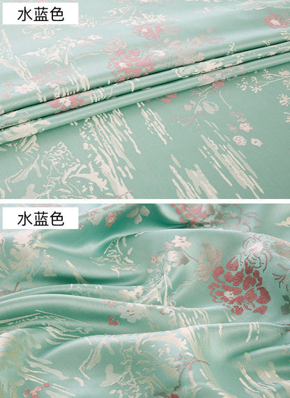 Tissu jacquard brocart oriental : Damas style palais (au mètre)