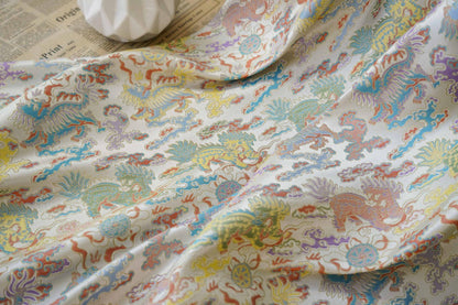 Kirin & Cloud Jacquard Brocade Fabric: Costume, Upholstery, Decor - 66��ï¿