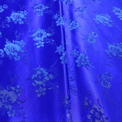 Floral Jacquard Brocade Fabric: Elegant Upholstery & Costume Sewing (29.5"W)
