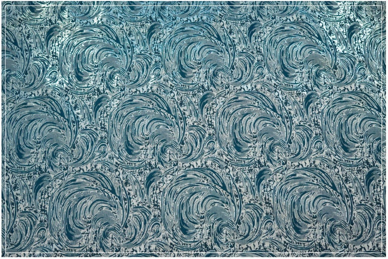 Tissu jacquard à fil argenté : revêtement d’ameublement à texture 3D, 157 cm de large