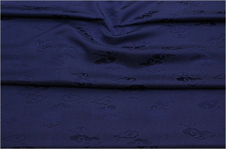 Cloud Brocade Fabric: Silk Rayon Jacquard, Costume Dress Material