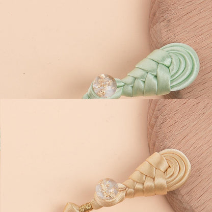 Handmade Chinese Knot Buttons: Satin Cheongsam Frog Closures
