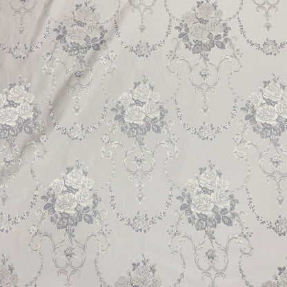 Gold Thread Floral Jacquard Fabric: 57"W Costume & Upholstery Rayon