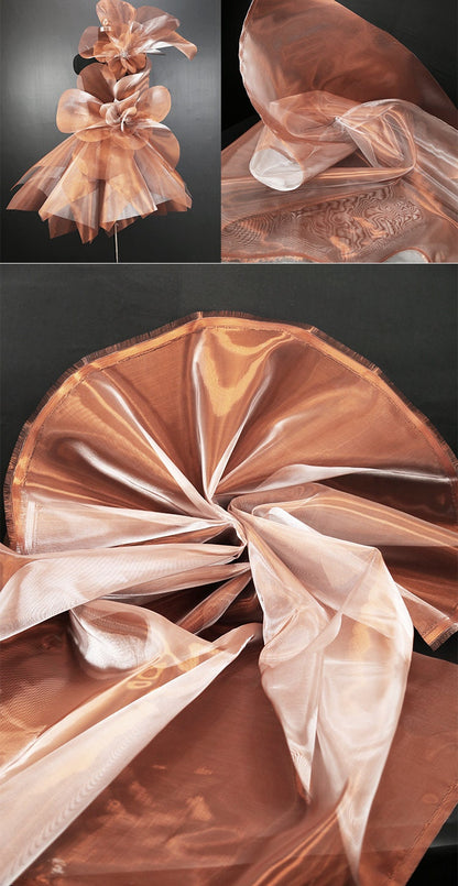 Metallic Two-Tone Stiff Organza Fabric - 54" Wide - Designer Crafts