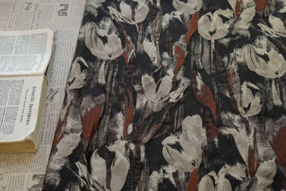 Tissu Jacquard Daisy : Ameublement et couture style rétro (57 po de largeur)