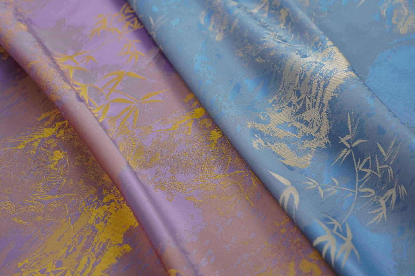 Tissu satiné de soie couleur sarcelle : 150 cm de large, texture riche, pour ameublement