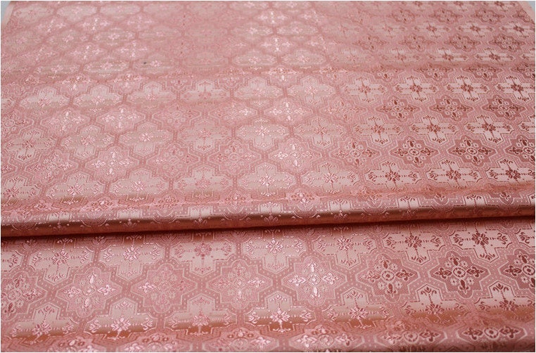 Plain Chinese Silk Brocade Fabric: Upholstery, Costume, Decor