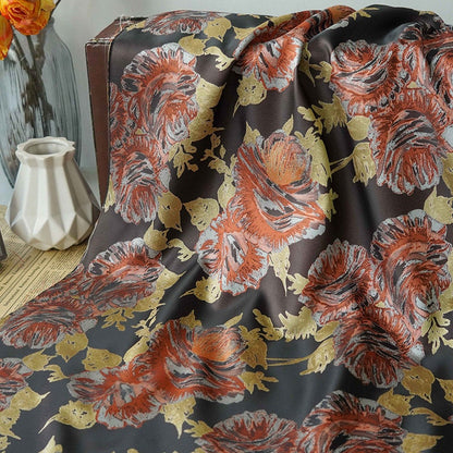 Floral Jacquard Woven Fabric: Upholstery, Costume, & Decor (59"W)