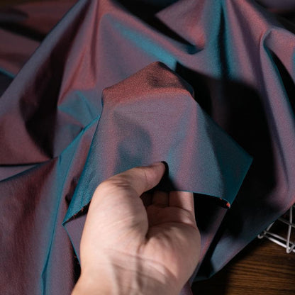 Two-Tone Windbreaker Fabric: Fantasy Color Fashion Coat Material