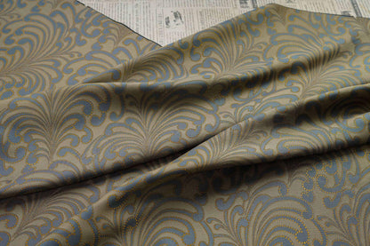 Jacquard Woven Fabric: 3D Bird Feather Embossed Upholstery, Costume, Sewing - 60"W