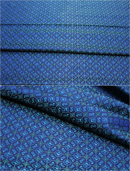 Floral Jacquard Brocade Fabric: Chinese Tang Style, DIY Dress/Curtain Material