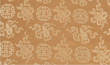 Brocade Fabric: Mongolian Style Tibetan Robe Decor, Eight Immortals Design