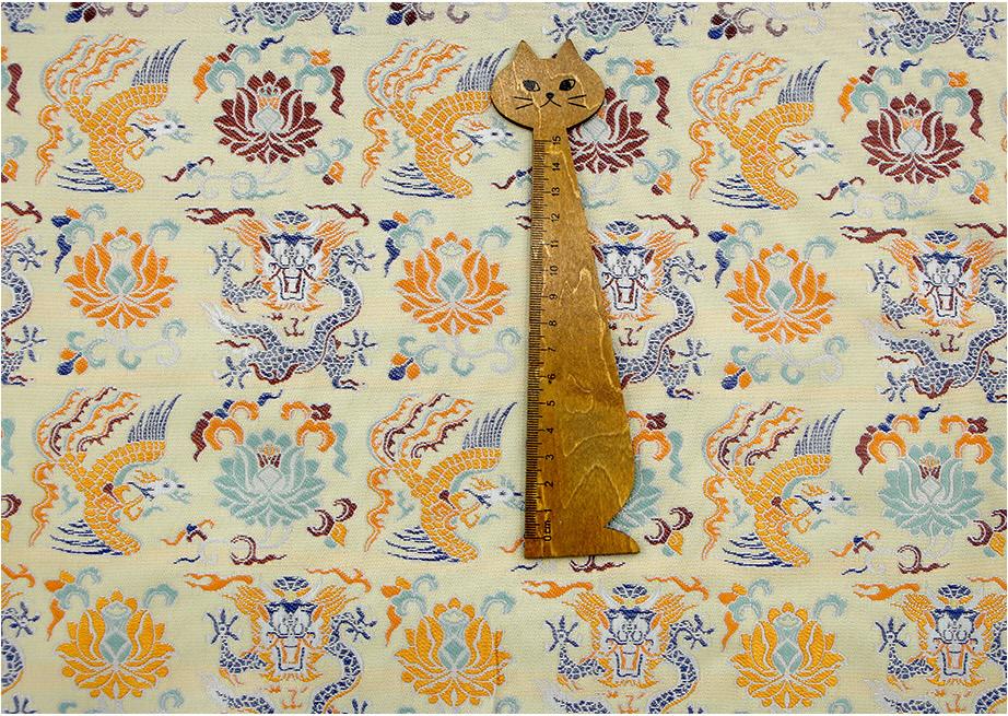 Chinese Brocade Fabric: Song Dynasty Style, 59" Wide