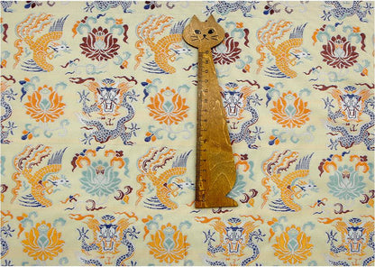 Chinese Brocade Fabric: Song Dynasty Style, 59" Wide
