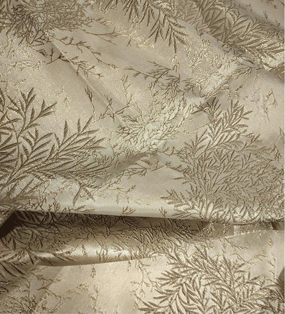 Tissu jacquard bambou doré : largeur 150 cm (59 po) – Ameublement et costumes